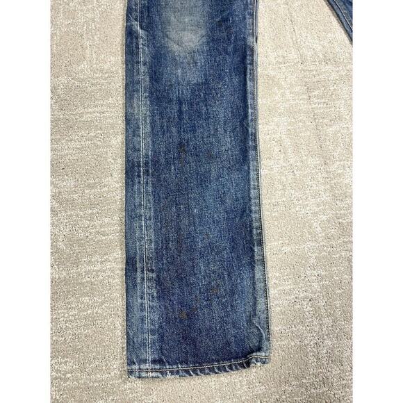 FABRIC-BRAND & CO MADE IN JAPAN BLUE JEANS MENS SIZE 30x31 FLAWED - Picture 8 of 10